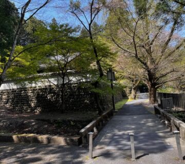 御岳渓谷のほとりに佇む美術館です。