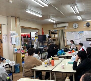 年末の「1年を納める会は、山本職員の挨拶で終了いたしました。