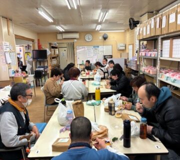 みんな一緒に美味しくいただきました。