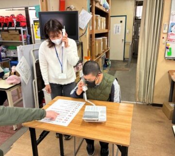 みなさん訓練に参加をして頂きました。